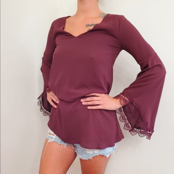 Maroon blouse - Picture 2 of 2